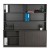 Wall Unit with Pigeon Hole Slots and Cupboards - Blackened Linewood