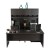 Office Package 1 With Pigeon Hole Wall Unit - Blackened Linewood