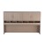 Pigeon Hole Hutch with Overhead Cupboards - Tawny Linewood 