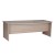 Bow Front Office Desk 2100 - Tawny Linewood