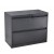 Metal 2 Drawer Lateral Filing Cabinet - Graphite Ripple