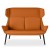Aquila Two Seater High Back Lounge - 8 Base Options