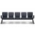 Linear Upholstered 5 Beam Seating