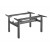 Argo Plus Double Desk Electric Frame Only - H Frame