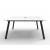 Eternity Profile Legs Double Desk 1800