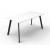 Eternity Profile Single Desk 1500