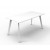 Eternity Profile Single Desk 1200