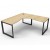 Infinity Loop Legs Corner Workstation 1818