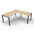 Deluxe Infinity Profile Corner Workstation 1800