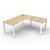 Deluxe Infinity Profile Corner Workstation 1500