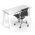 Edge Metal Frame Single Desk 1500 - Many Options