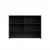 Desk Hutch 1500 - Blackened Linewood 