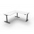 HALO+ Electric Height Adjustable Corner Workstation - 15x15