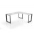 Infinity Anvil Loop Legs Corner L-Shaped Workstation 1818