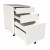 Slim Metal Mobile Pedestal with Lock - 300W