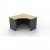 Ironstone 3 Piece Corner Workstation 1200 - In 10 Sizes