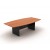  Boat Shaped Boardroom Meeting Table 2400W - 5 Colours