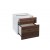 Premium Walnut Fixed Pedestal 2 Drawers Casnan - 3 Colours