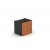 Fixed Pedestal 3 Drawers With Lock Che - 5 Colours