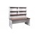 Office Desk and Hutch Office Package - Casnan Walnut