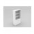 Half Door Stationery Cupboard WHITE - 5 Colours