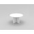 Round Meeting Table 900 with Cross Base - 5 Colours