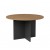 Walnut Cross Base Round Meeting Table 1200 - 3 Colours