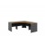Premium Walnut 3 Piece Corner Workstation 1800 - In 3 Colours