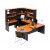 Office Furniture Package 3 - P End Desk