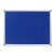 Premium Blue Fabric Office Pin Board - 1200H