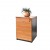 2 Drawer Filing Cabinet  with Lock Cherry - 4 Colours