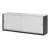 Sliding Door Credenza / Buffet 1800 WHITE Charcoal - 5 Colours