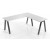Vee Contract L-Shaped Corner Worstation 1500