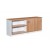 Premium Walnut Sliding Door Credenza 1500W - 3 Colours